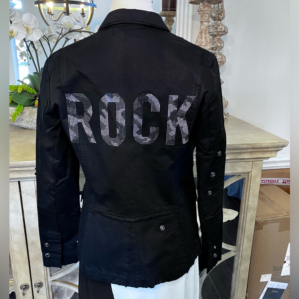 NEW Zadig & Voltaire Rock Strass Blazer